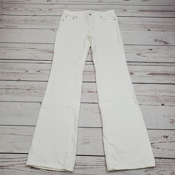 MK Michael Kors Bootcut Jeans Size 8 | White - Picture 4 of 7